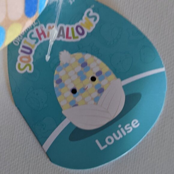 NWT 3.5" Louise Blue Maize Corn w/Silk Purse Clip Squishmallows Summer Fall Gift - Picture 4 of 6